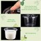 50 Pack 8 OZ Disposable Plastic Cups with Flat Lids,Disposable Ice Cream Cups,Take Away Food Container for Drink,Yogurt,Parfaits,Soups,Snacks,Dessert,Salad,Fast Food,Fruit(With Holes)